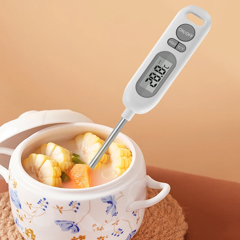 Цифровой термометр для мяса кухонный измеритель температуры с щупом