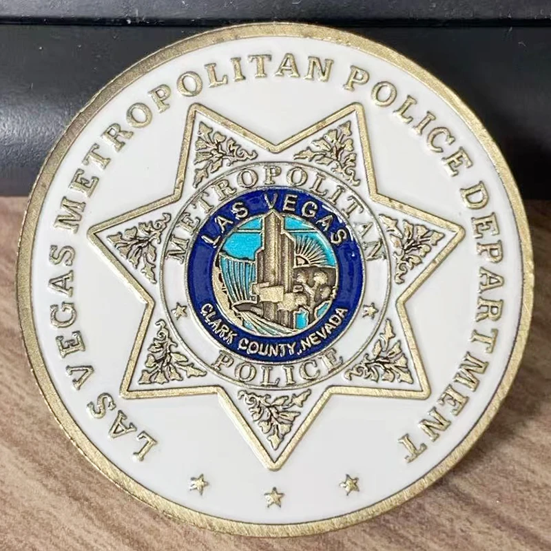 

Сувенирная монета Министерства мегапической полиции США Лас-Вегаса