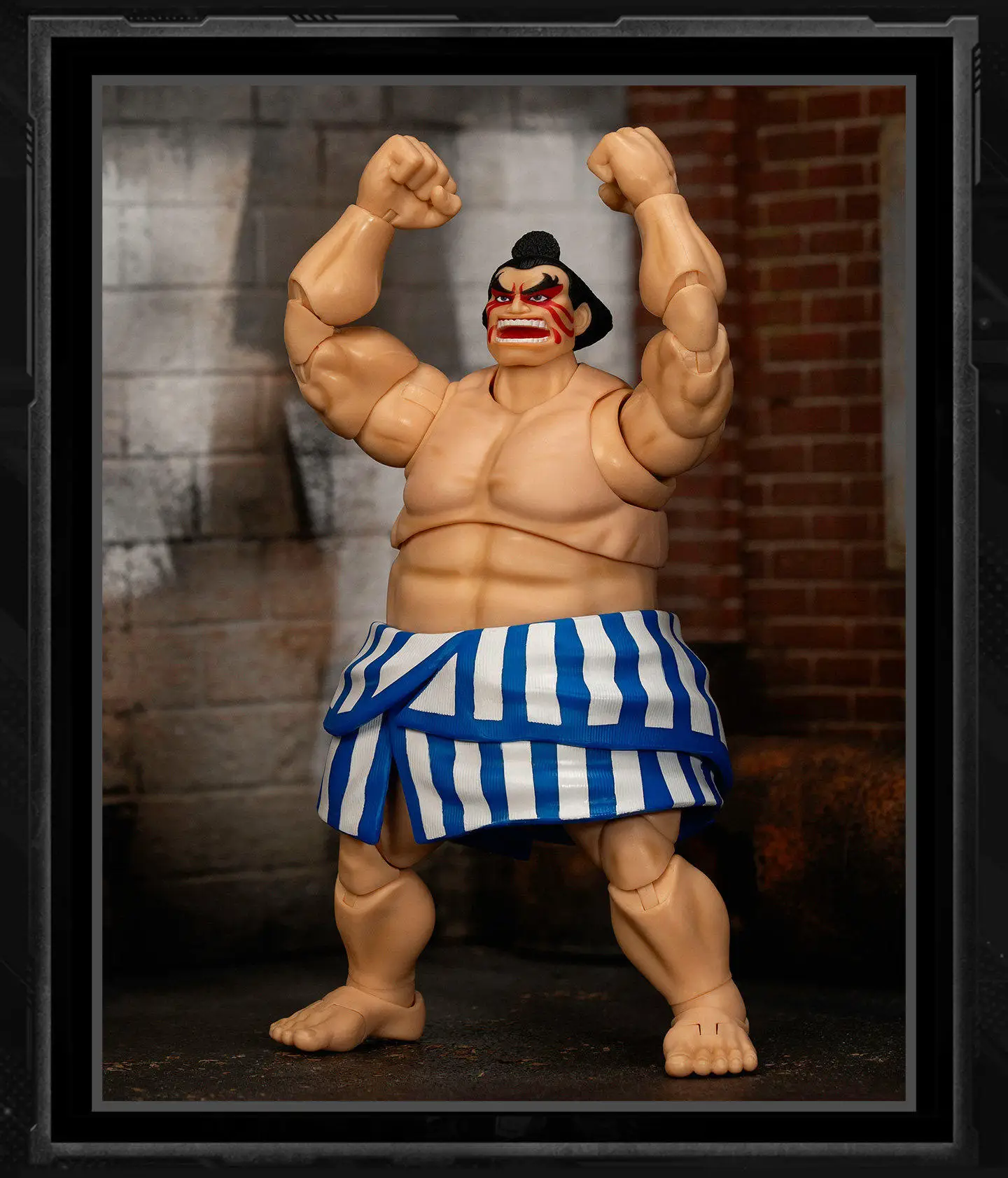 Фото В наличии: Оригинальные фигурки JADA TOYS SF AKUMA Gouki Balrog E.Honda Edmond Honda Cammy White, подвижные модели, игровые аниме-фигурки, коллекционные игрушки №5