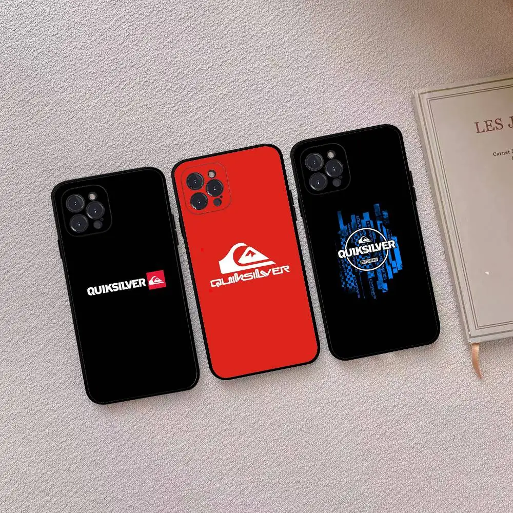 Фото Мягкий чехол для телефона Q-QuiksilverS LOGO для iPhone 17, 16 Pro Max, 15, 12, 11, 16e, 13 Mini, 14, 15 Plus №5