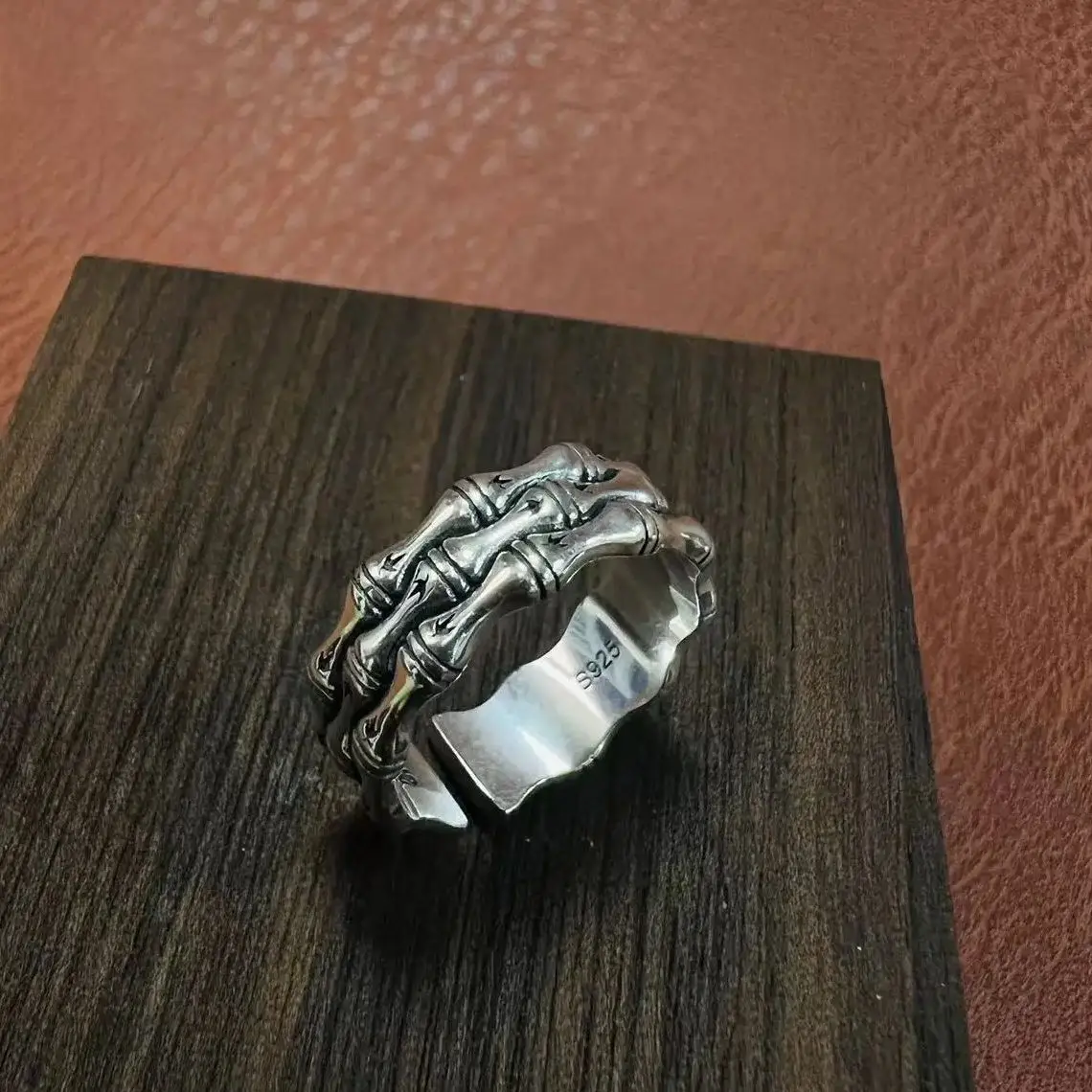 Кольцо из серебра 925 пробы в китайском ретро-стиле