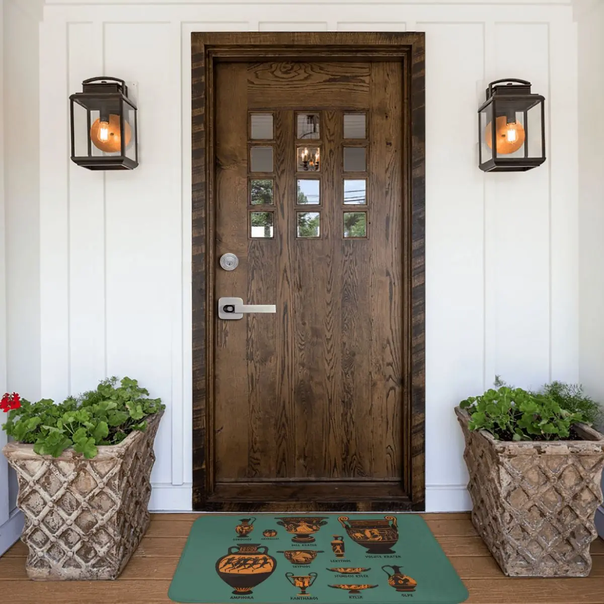 Коврик для ванной античная греческая керамика Декор 3D ковер Придверный коврик