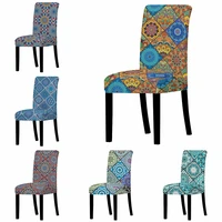 vintage boho graphic print chair cover dustproof anti dirty removable office chair protector case chairs living room chairs