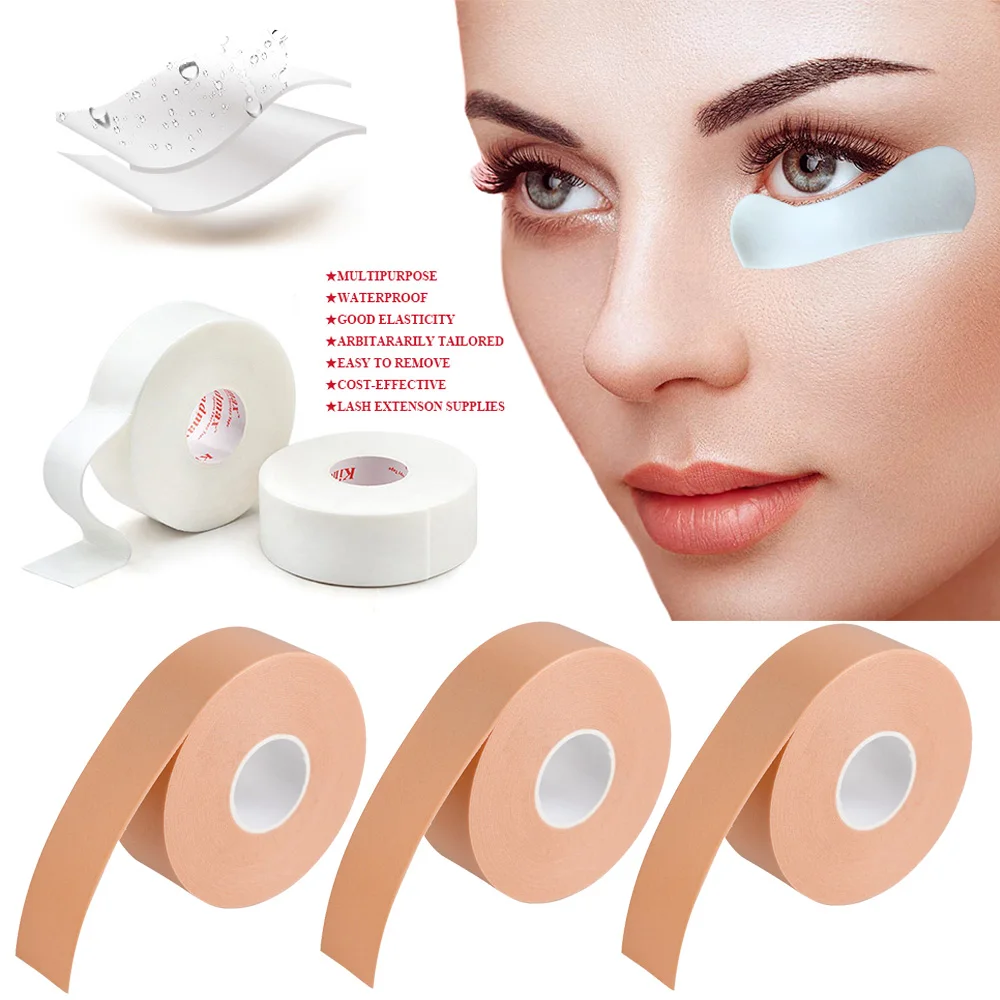 

3Rolls Foam Sponge Lash Patch Tape Lint Free Medical Eye Pads Under Patches Eyelash Extension Makeup Tools False Lashes Supplies