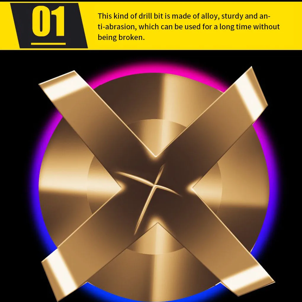 

Сверла шестигранные для плитки и камня, набор сверл из сплава для деревообработки и стекла