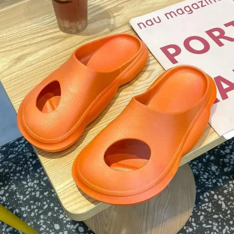 2022 Summer Man Women Solid Color Hollow Out Sandals Couple Slippers Men Outdoor Beach Sandals Slipper Shoes