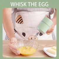 2021 new wireless portable electric food mixer hand blender 3 speeds high power dough blender egg beater hand mixer