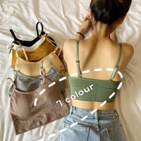 kaka with the same beauty back underwear womens sports camisole without steel ring thread to wrap the chest and wipe the chest
