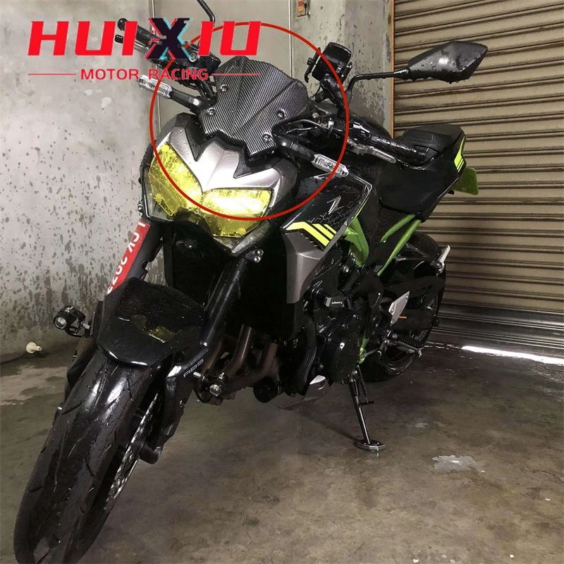 

Аксессуары для мотоциклов, спортивный обтекатель, козырек ветрового стекла, ветрозащитный экран, подходит для Kawasaki Z650 2020 2021 2022 Z900 2020 21 22 20-22