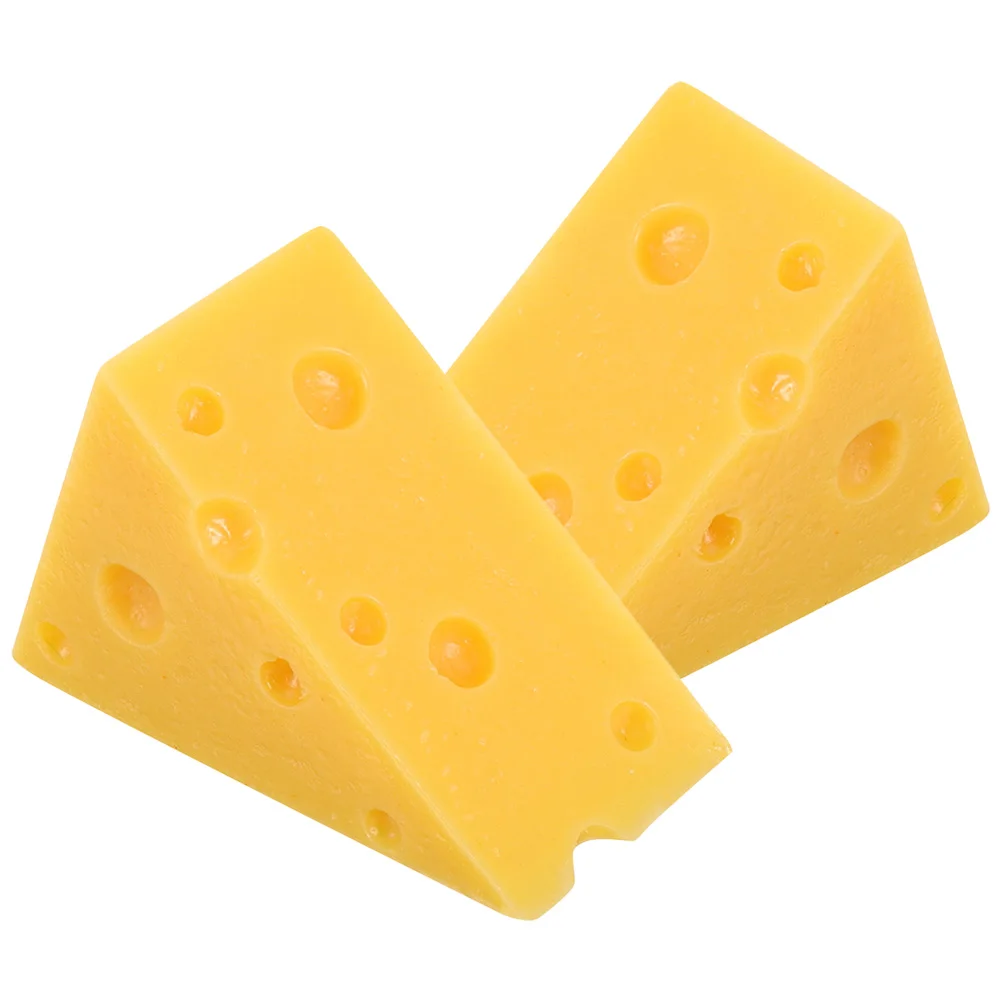 

Simulation Cheese Model Food Models Decorative Realistic Play Statue Ornaments Decors Home Accessories