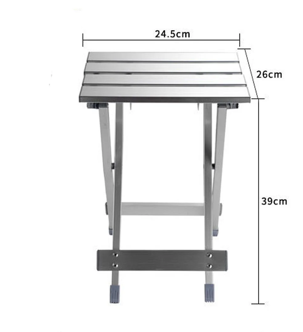 Aluminum folding chair retractable portable dual-purpose folding cross stool enlarge