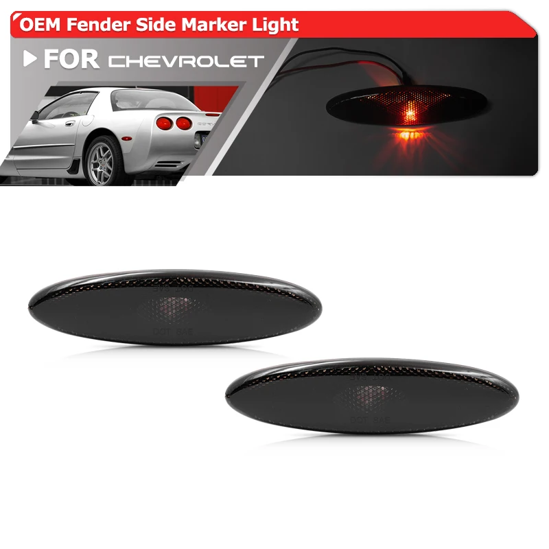 

Боковые габаритные огни в европейском стиле для Chevrolet Corvette C5 1997-2004