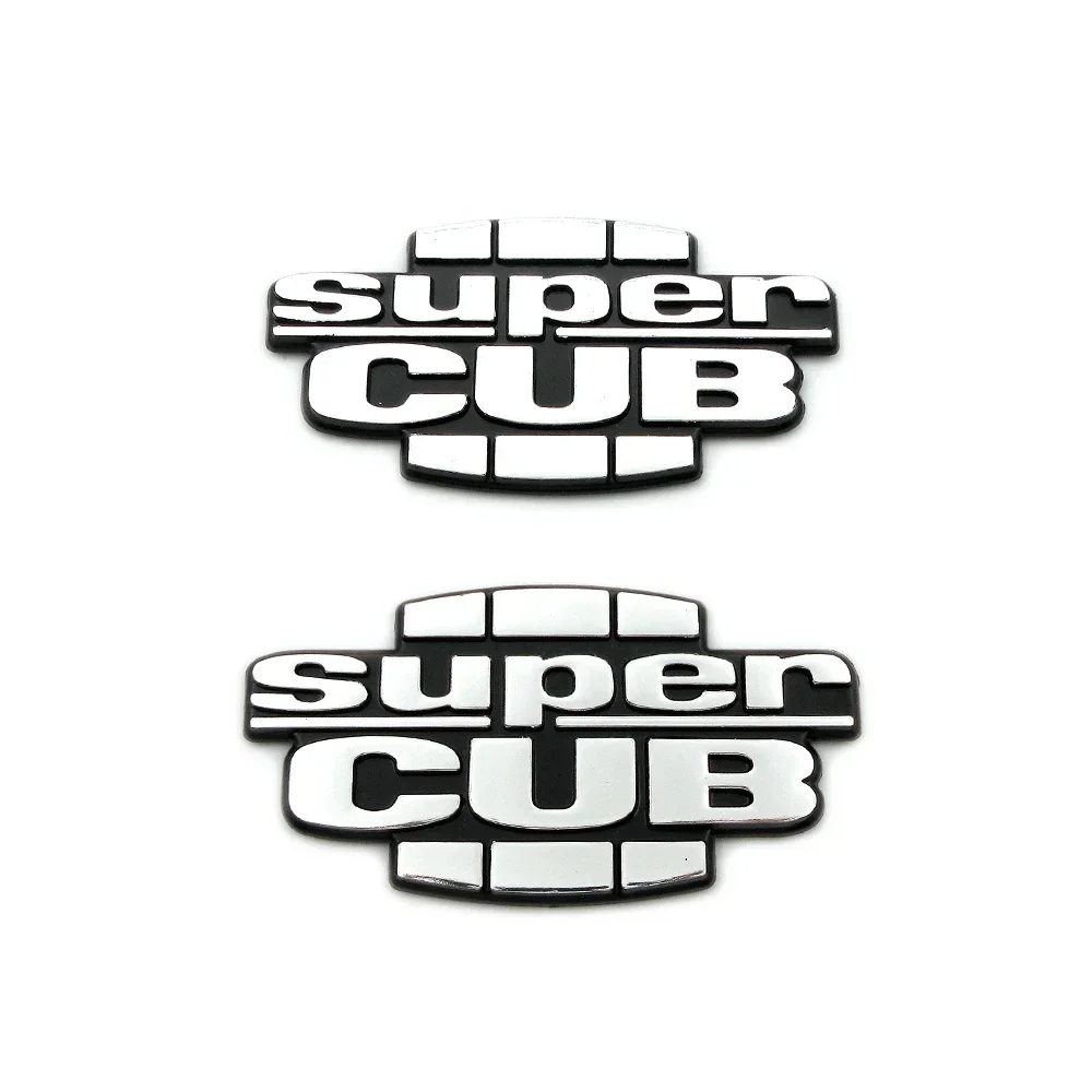1 пара мотоциклетных топливных баков 3D пластиковая эмблема Supercub декоративные