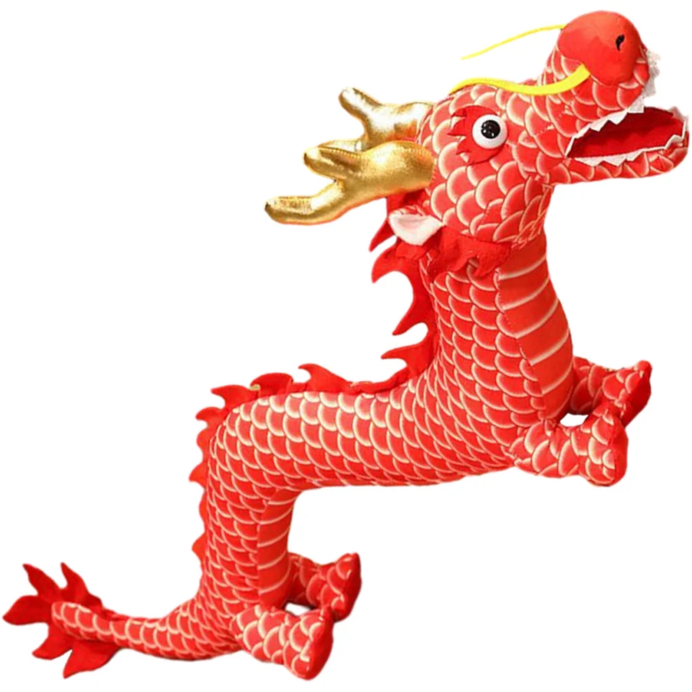 

Плюшевый мультяшный дракон в китайском стиле, набивной дракон, домашний декоративный дракон