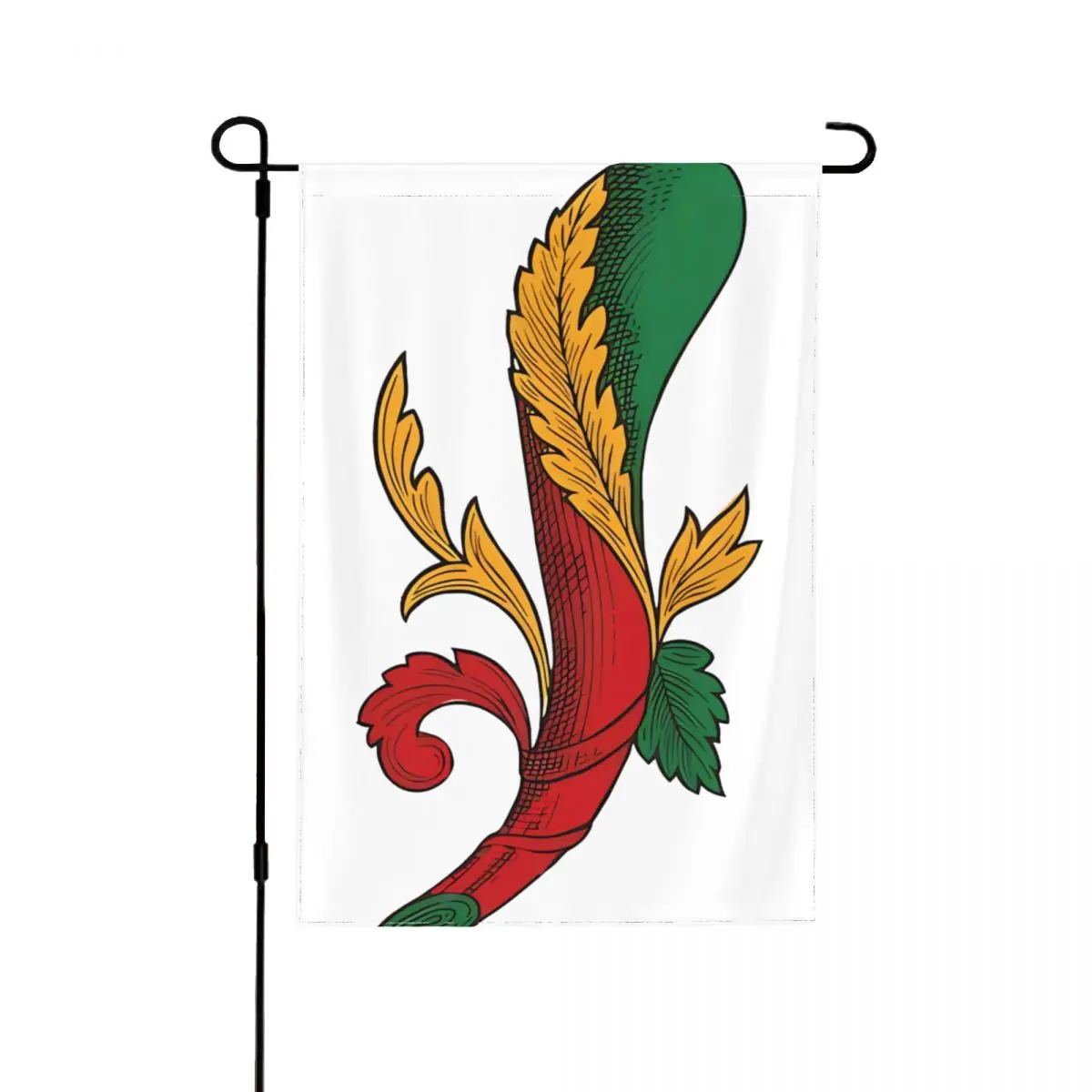 Брискола-бастоны (клубы)-итальянские карты для сада украшение флаг двусторонние