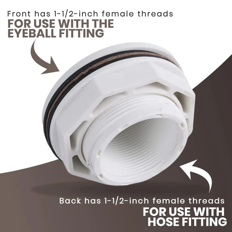 SP1023 1-1/2 дюйма входной возвратный фитинг FIP с Стопорной Гайкой и прокладкой для