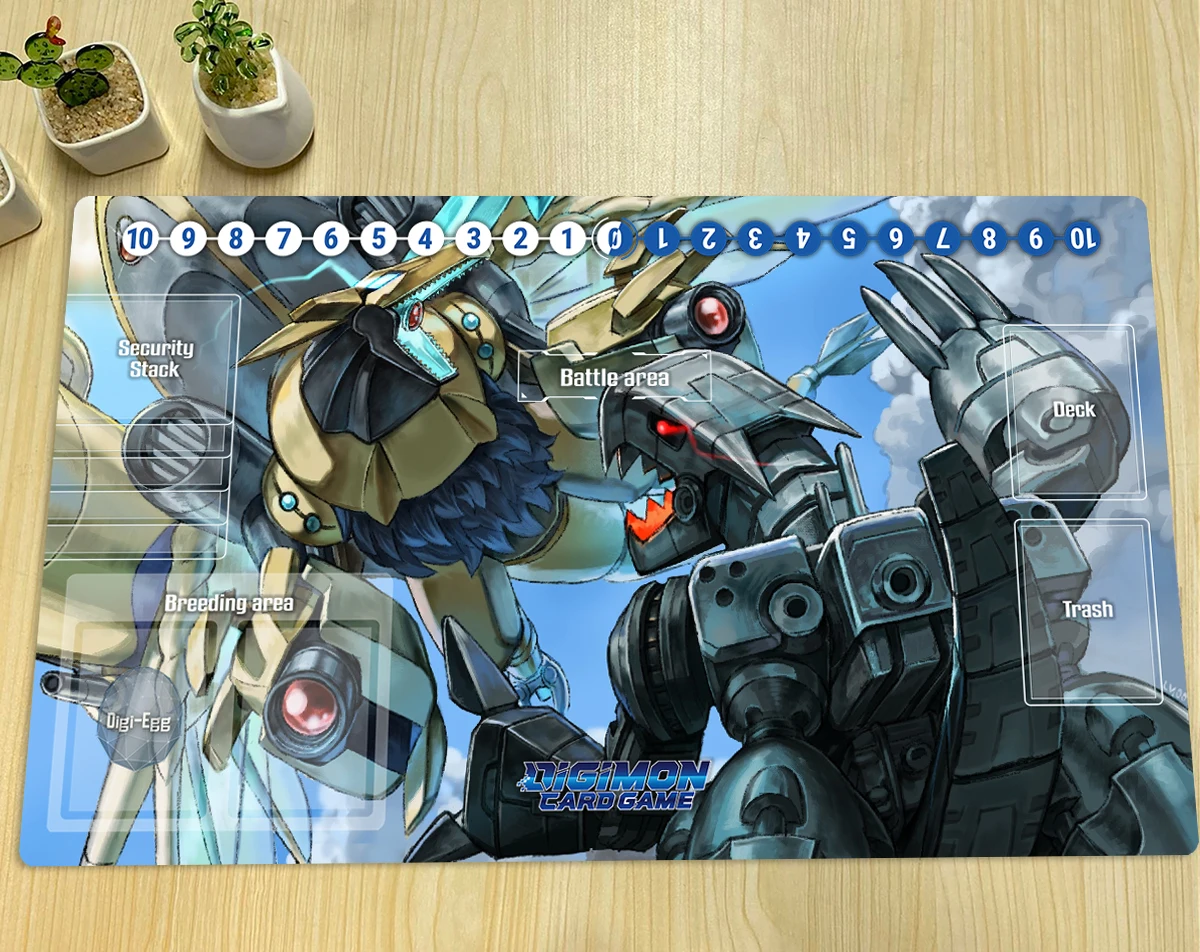 

Игровой коврик для поединок Digimon Machinedramon DTCG, игровой коврик для торговых карт, настольная игра, персонализированный коврик для мыши с аниме, резиновый Настольный коврик и бесплатная сумка