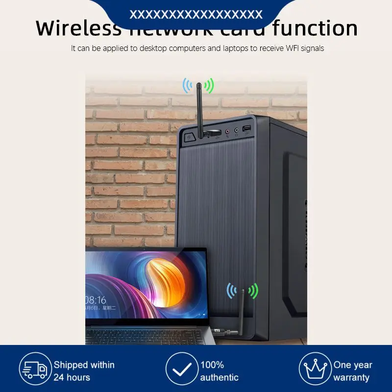 

2.4g Wireless Network Adapter 5g Dual Band Wifi Usb Adapter Multi-functional Wifi 5.0 Adapter For Pc Desktop Laptop