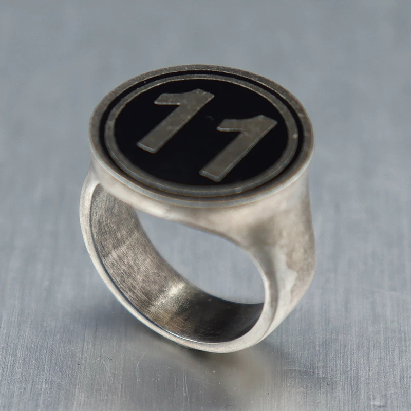 

Винтажное мужское кольцо с номером на удачу, ММ6