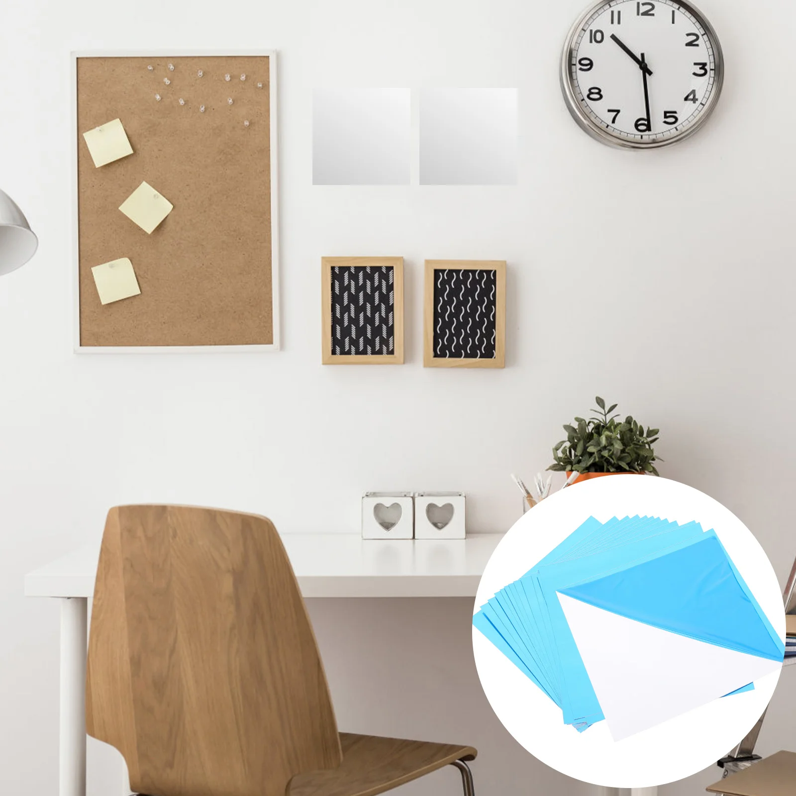 

Wall Decals Square Removable Diyadhesive Tilesflexible Decorations Ornament Stickpeel Sheets Acrylic Decor Decal Sticker Mural