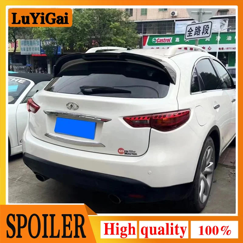 Спойлер из углеродного волокна для Infiniti FX35 FX38 2009-2013 FX 35 37 50 глянцевая отделка