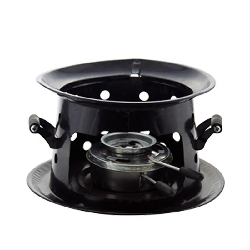 

Fixed Stand Stainless Steel Hot Pot Liquid Alcohol Stove Heater Dinner Serving Buffer Warmer Set