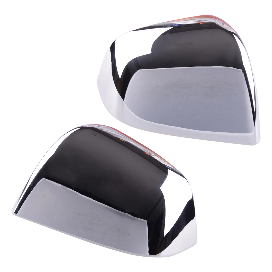 

1 Pair Car Front Left Right Side Door Wing Rear View Mirror Cap Cover Trim Chrome Silver ABS Fit for Tesla Model Y 2020 2021