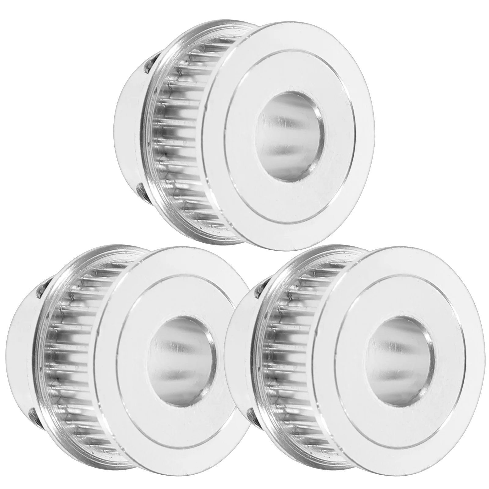 

3 Pcs Synchronous Pulley 3d Printere Gear Clamp Mount Pulley Belt Synchronous Wheel Aluminum Tensioner Spring Idler Pulley