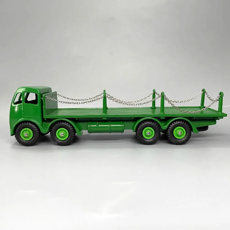 Фото Деревянный плоский грузовик Dinky Toys в масштабе 1:43, с цепями # Модель транспортера из сплава 905, классический сувенирный подарок для взрослых, статический дисплей №3
