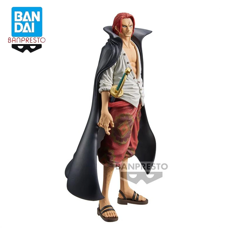 

In Stock Original BANDAI Banpresto KOA ONE PIECE Shanks Four Emperors Manga Color Pvc Anime Figure Action Figures Model Toy