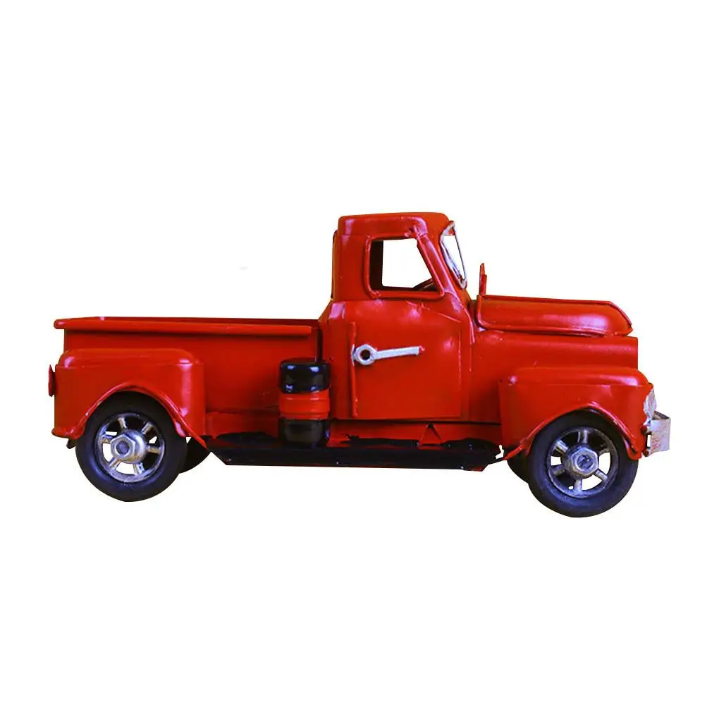 

DIY Table Christmas Decoration Vintage Red Truck Mini Felt Christmas Tree Santa Claus Kids Toys Xmas New Year Product Navidad
