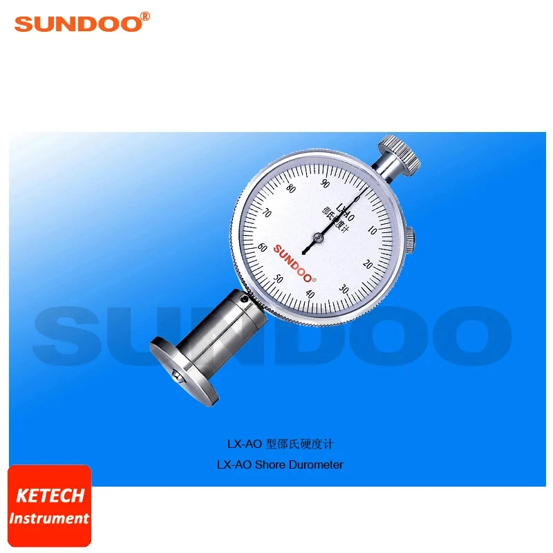 Аналоговый портативный резиновый губчатый дюрометр Shore Sundoo LX-AO