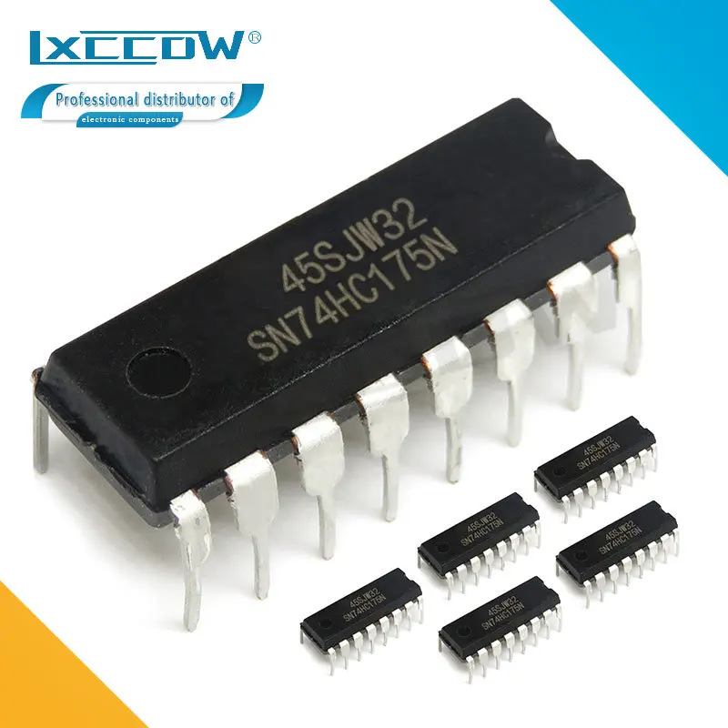 

Корпус типа SN74HC175N DIP16 74HC175 DIP-16 SN74HC175 74HC175N DIP HD74HC175P 74HC175AP TC74HC175AP, 10 шт.