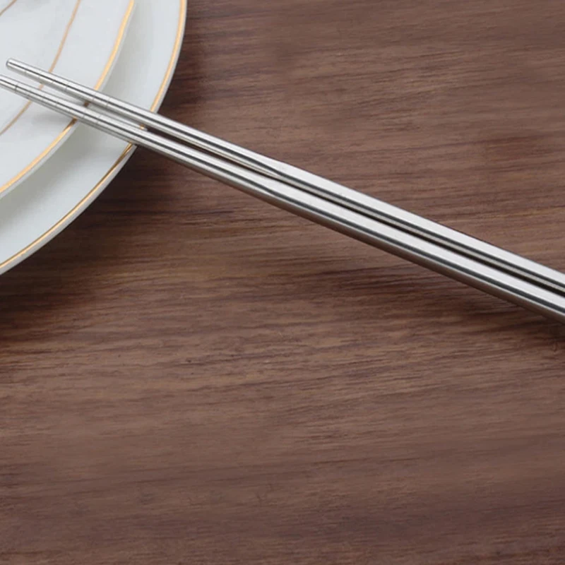 

Палочки для еды QUHE серебристые 25 см