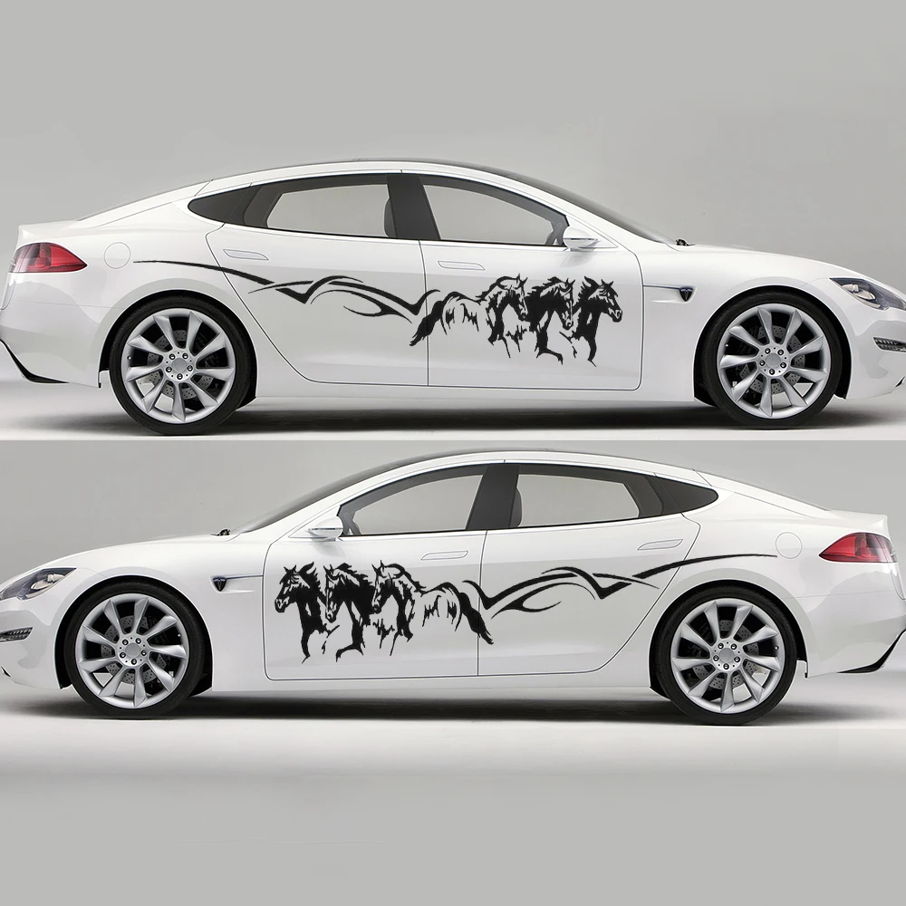 

2 Truck Trailer Custom Cut Vinyl Decals Graphics Stickers - 940