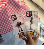 bandai toy story woody and buzz lightyear clear silicon phone case for iphone xr xs max 8 plus 11 12 13 mini 13 pro max cover