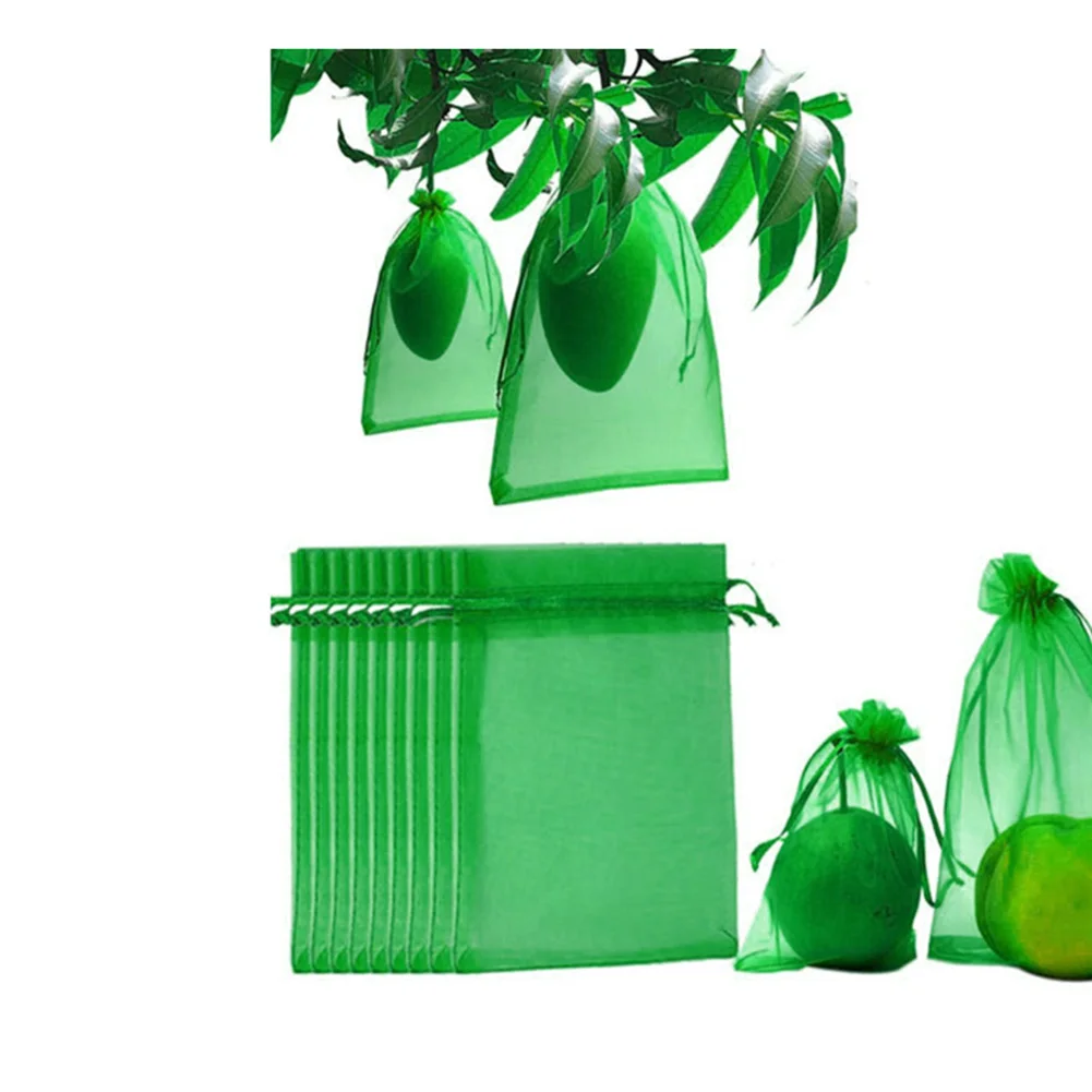 

Protect Bags Mesh Bag Corrosion-resistant Durable Filter Bag Green Non-toxic Materials Organza Easy To Install