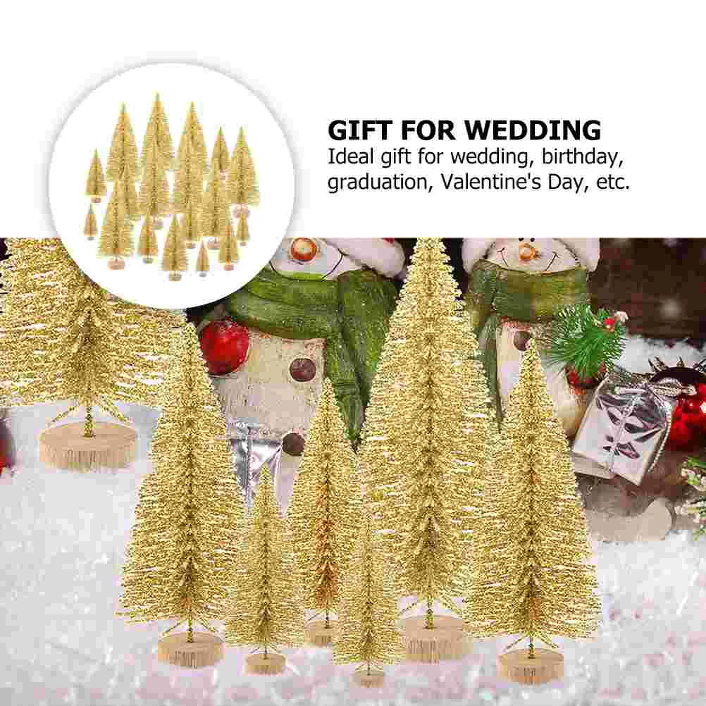 Настольный декор украшения для рождественской елки украшение рабочего стола в