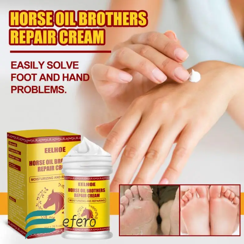 

Horse Oil Repair Hand Foot Cream Moisturizing Anti-Aging Skin Whitening Hand Foot Care Cracked Repair Cream Beauty Skin Supplies