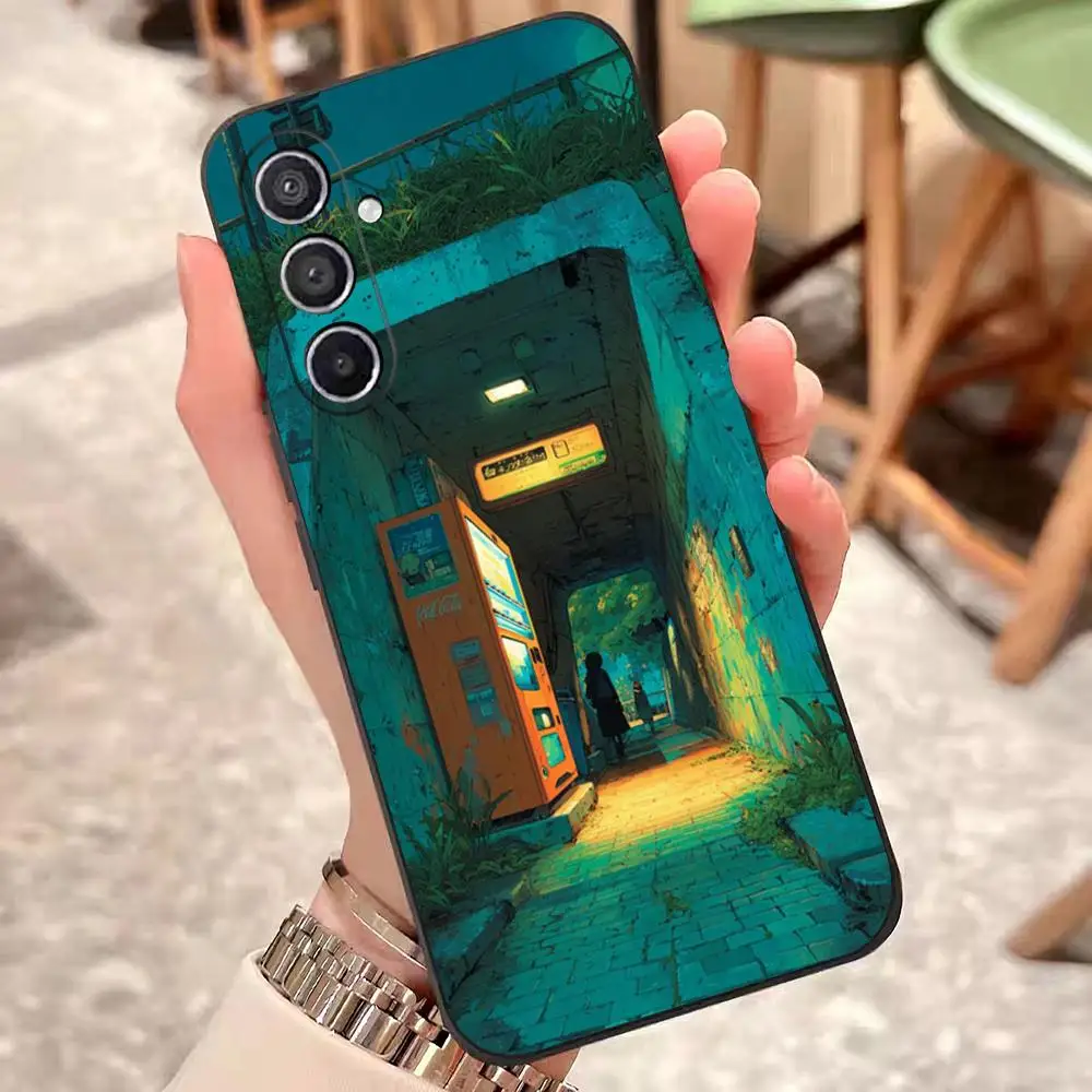 Фото Чехол для телефона в стиле Anime A-G-GhiBliES-S для Samsung S26 S25 Edge S24 S23 S22 Ultra Plus Fe A57 A37 A17 A56 5G, силиконовый чехол №4
