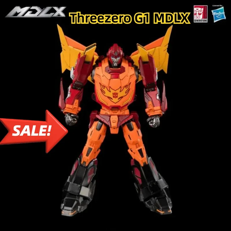 В наличии Трансформер ThreeZero 3A G1 MDLX Rodimus Prime Hot Rod высококачественные экшн-фигурки
