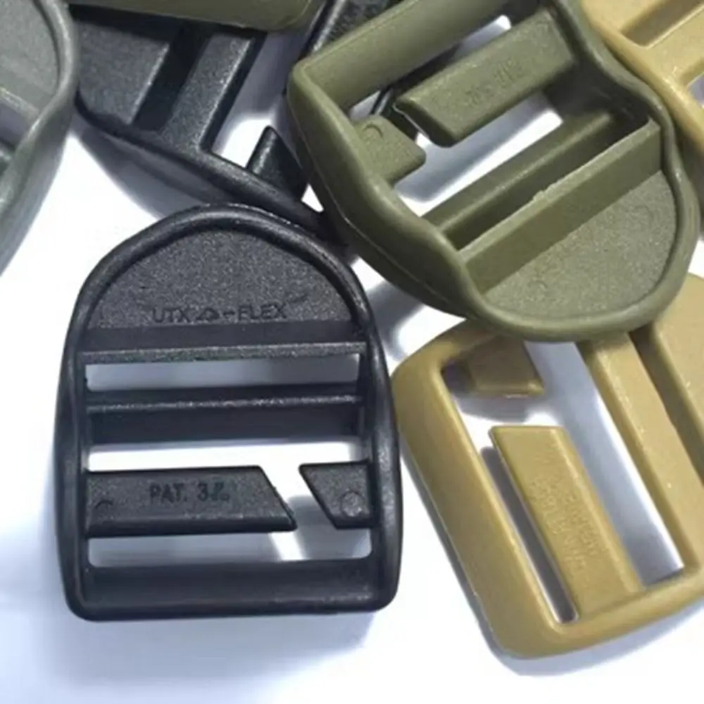 

25mm Webbing Strap Buckle High Quality Plastic 4 Colors Slider Fastener Travel Accessories Sport Bag Parts