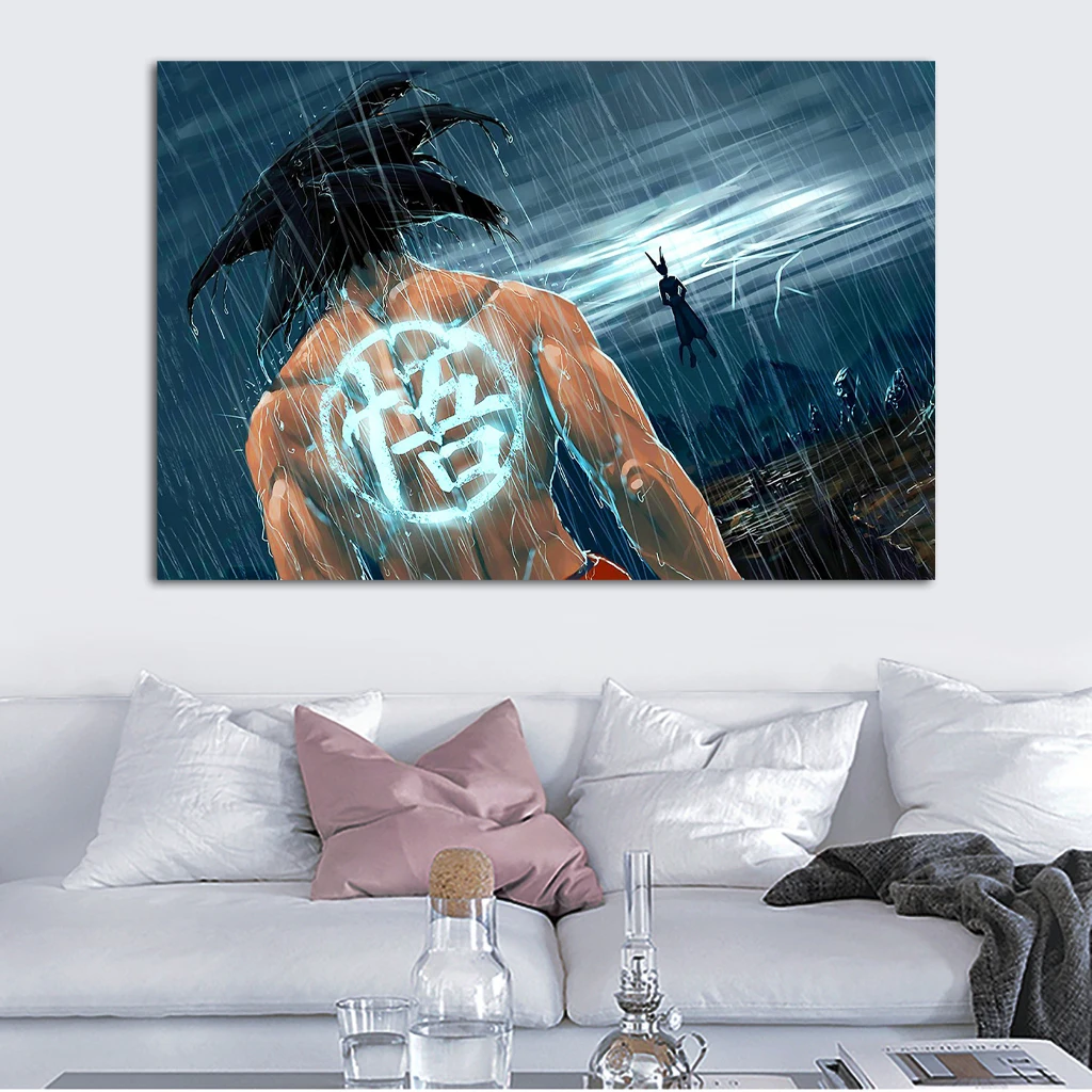 

Japan Anime Dragon Ball Poster Goku Hakaishin Canvas Painting Mural Living Room Bedroom Modern Home Wall Picture Decoration