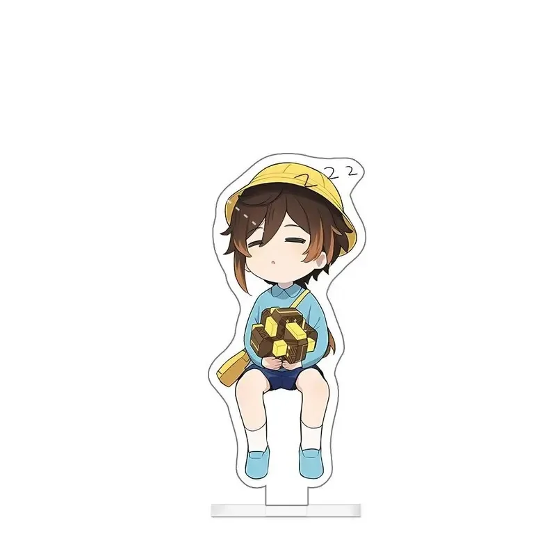 Акриловый брелок с аниме принтом Zhongli Arlecchino