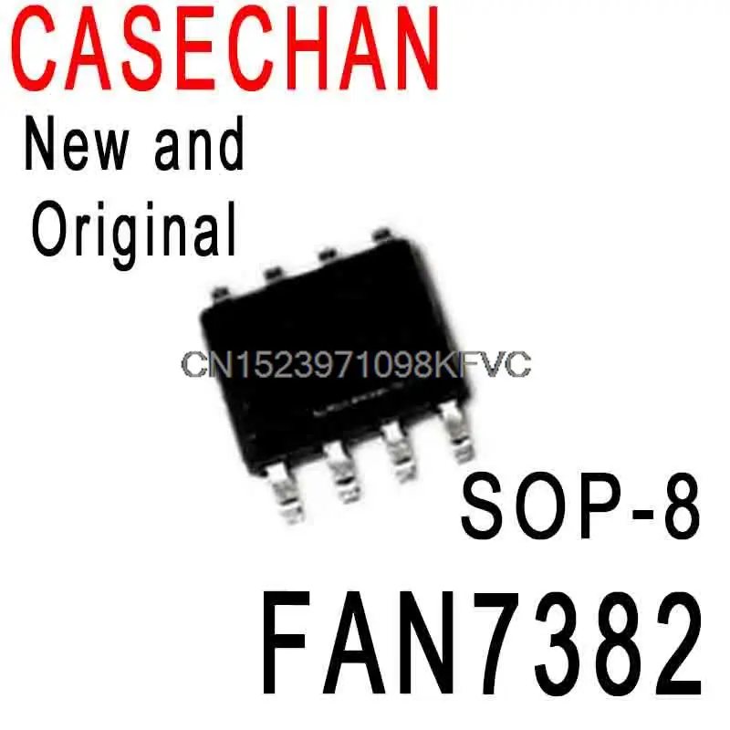 5 шт. Новый и оригинальный FAN7382MX 7382 SOP-8 SMD ЖК-чип управления питанием