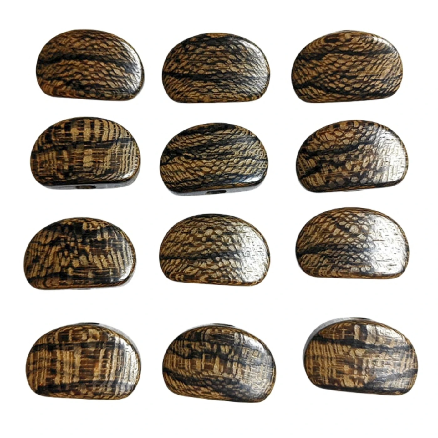 Фото 6x колки для настройки Bocote Ziricote для гитарных ключей Grover, кнопка тюнера головки тюнера №2