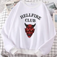 hot hellfire club crewneck sweatshirt mens and women tops stranger things 4 same pattern teen unisex harajuku print daily fleece