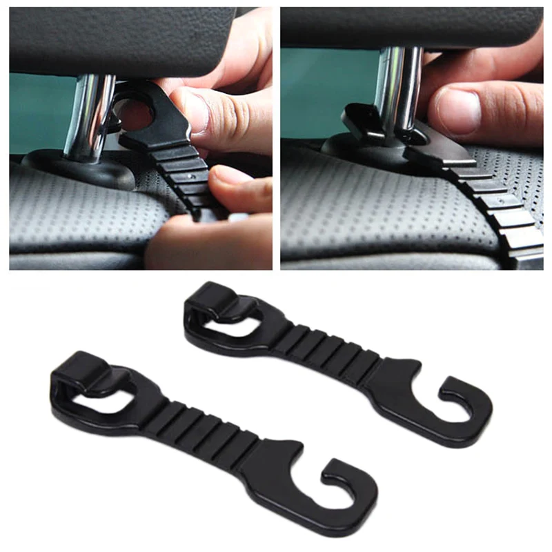 

A Pair Of Car Universal Multifunctional Articles Debris Hook Creative Hook Car Seat Headrest Hook Car Hook Support Dropshipping