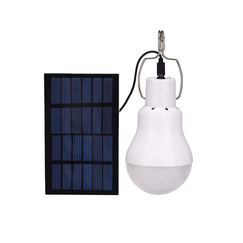 

New 15W 130LM Solar Lamp Powered Portable Led Bulb Light Solar Led Lighting Solar Panel Camp Tent Night Fishing Light