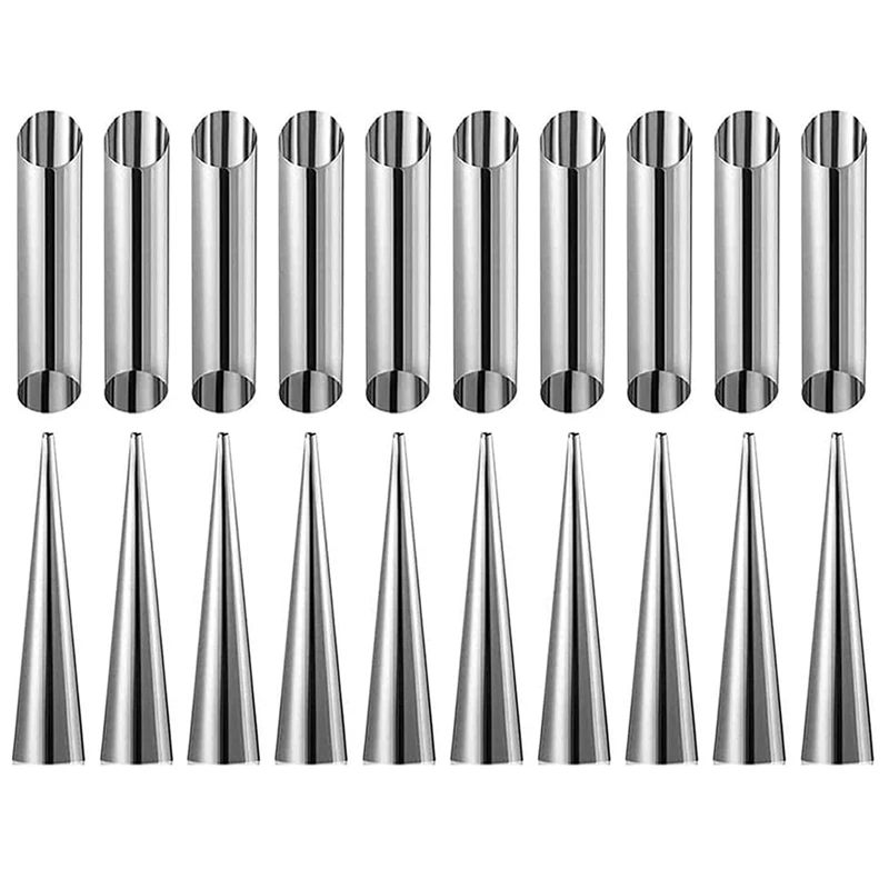 

Набор формы для выпечки канноли, форма для кремового рога, форма для выпечки из нержавеющей стали, канноли, фотоконусная форма для выпечки